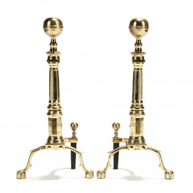 virginia-metalcrafters-pair-of-chippendale-style-andirons