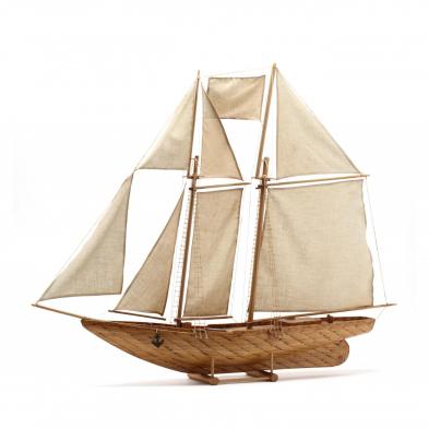 large-matchstick-model-of-a-two-masted-schooner