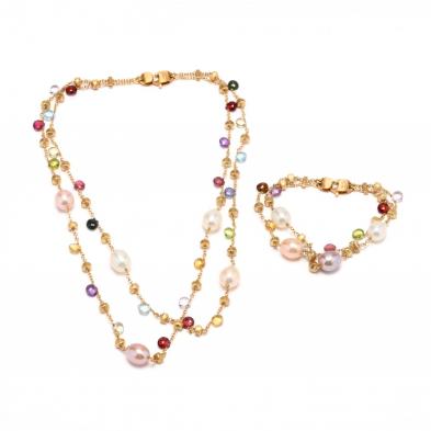 18kt-gold-pearl-and-gemstone-suite-marco-bicego