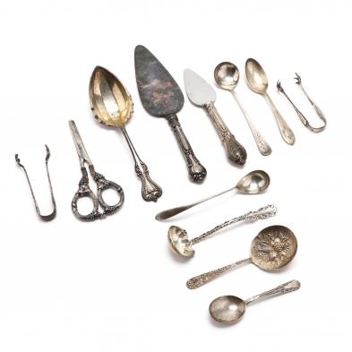 a-group-of-sterling-silver-flatware