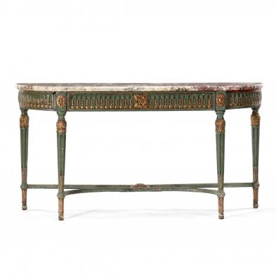 louis-xvi-marble-top-painted-console-table