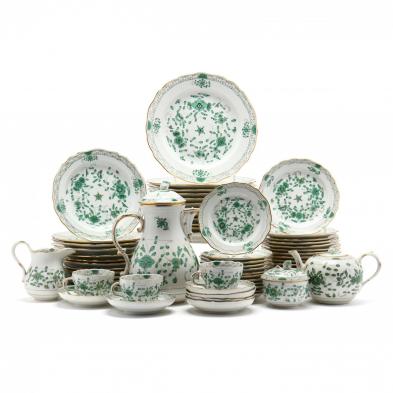 meissen-dinnerware-service-for-twelve-indian-green