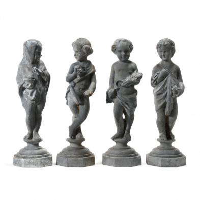 vintage-set-of-cast-lead-four-seasons-garden-statues