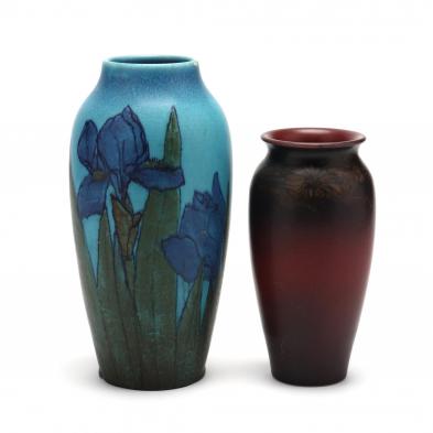 two-rookwood-art-pottery-vases