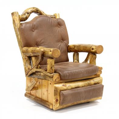 rustic-aspen-log-recliner