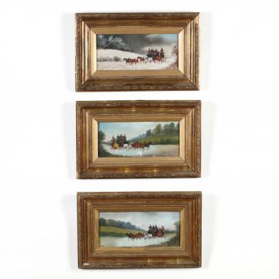 three-antique-stagecoach-paintings
