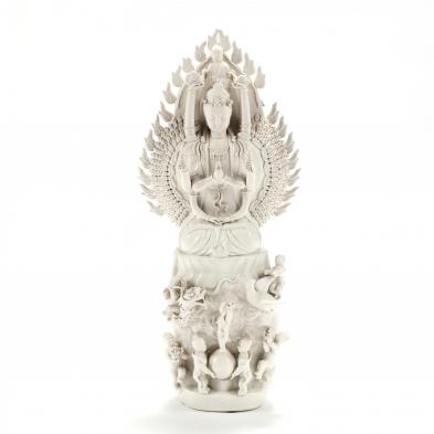 a-large-chinese-blanc-de-chine-thousand-armed-kuan-yin-sculpture