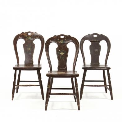 three-new-england-painted-side-chairs