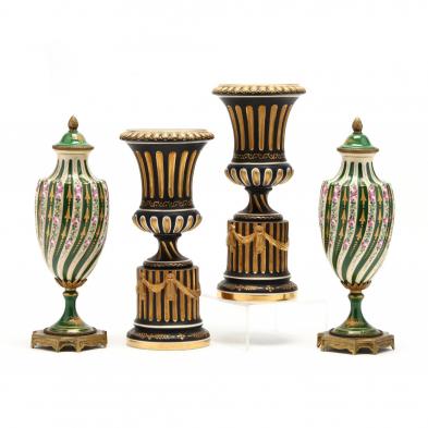 two-pair-of-contemporary-mantel-urns