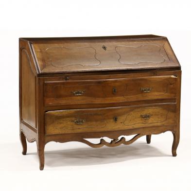 french-provincial-walnut-slant-front-desk