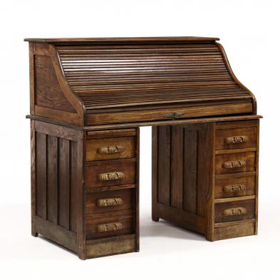 vintage-oak-s-scroll-desk