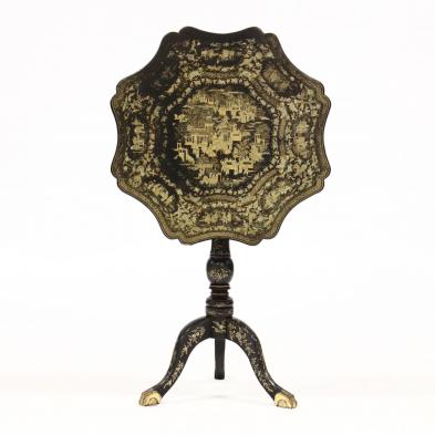 english-chinoiserie-tilt-top-tea-table