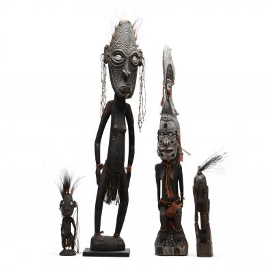 papua-new-guinea-four-sepik-river-totems