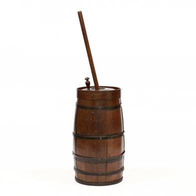 antique-oak-butter-churn