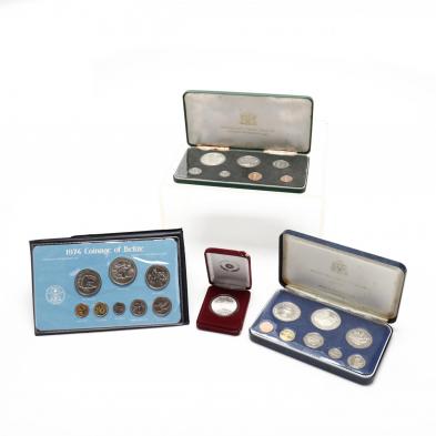 three-franklin-mint-sets-and-a-silver-round