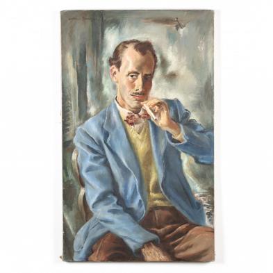 wallace-bassford-fl-mo-1900-1998-portrait-of-a-gentleman-smoking