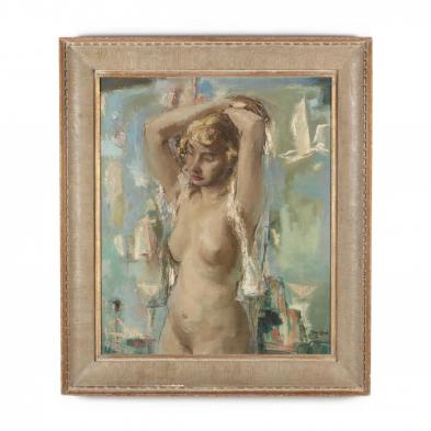 wallace-bassford-fl-mo-1900-1998-i-nude-by-the-sea-i