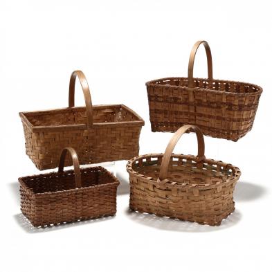 four-oak-splint-market-baskets