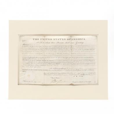 john-quincy-adams-signed-florida-territory-land-grant