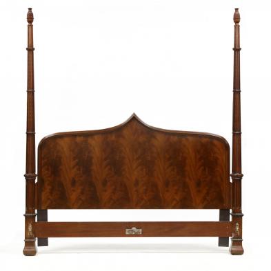 baker-gothic-style-tall-post-mahogany-king-size-bed