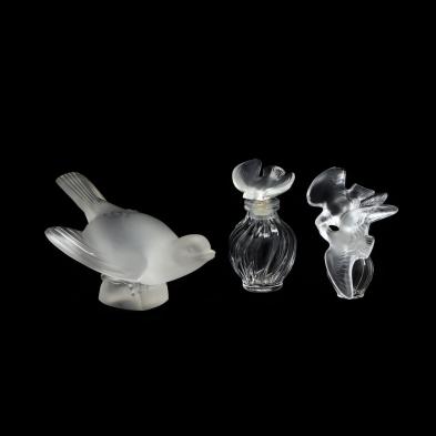 lalique-bird-and-perfume-bottles