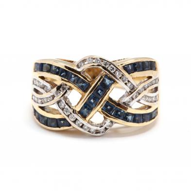 18kt-gold-diamond-and-sapphire-ring