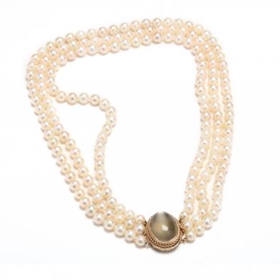 gold-cat-s-eye-quartz-and-pearl-necklace