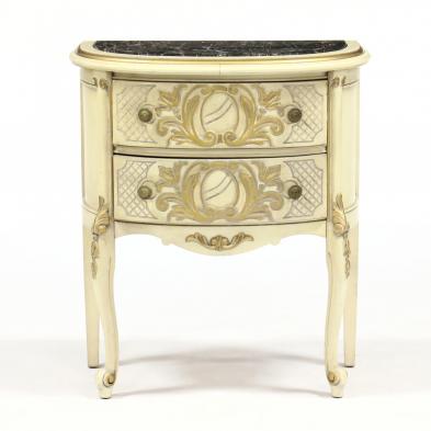 french-provincial-style-marble-top-side-cabinet