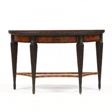 maitland-smith-chip-carved-console-table