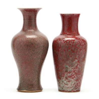 two-chinese-peach-bloom-glazed-vases