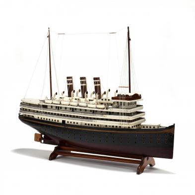 large-vintage-model-of-a-steamship