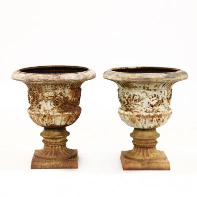 pair-of-large-classical-style-cast-iron-garden-urns