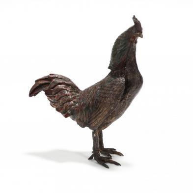 a-maitland-smith-cast-metal-rooster
