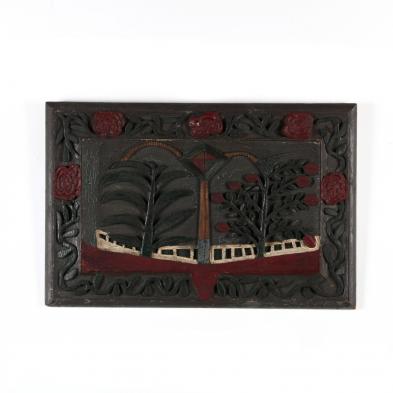 tramp-art-carved-and-painted-wooden-wall-plaque