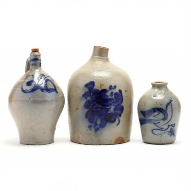 three-stoneware-salt-glazed-jugs