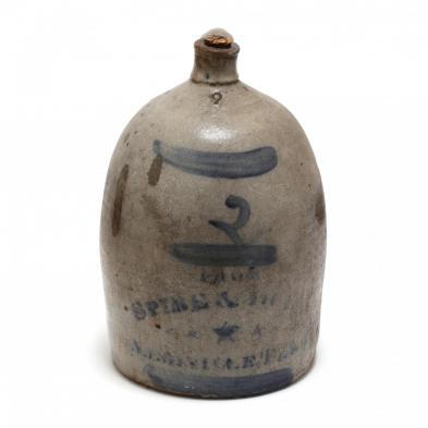 antique-stoneware-jug-nashville-tenn
