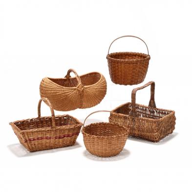a-group-of-five-market-baskets