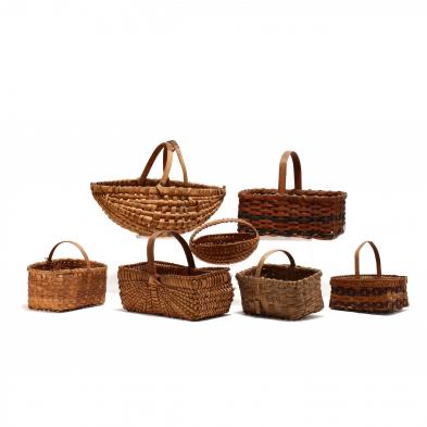 a-group-of-seven-vintage-baskets