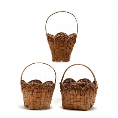 three-scalloped-rim-baskets