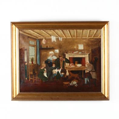 an-antique-dutch-school-interior-genre-painting