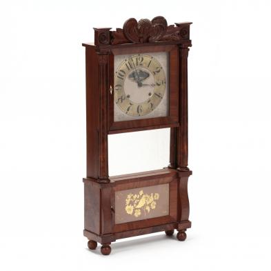 c-ives-federal-mahogany-mantel-clock