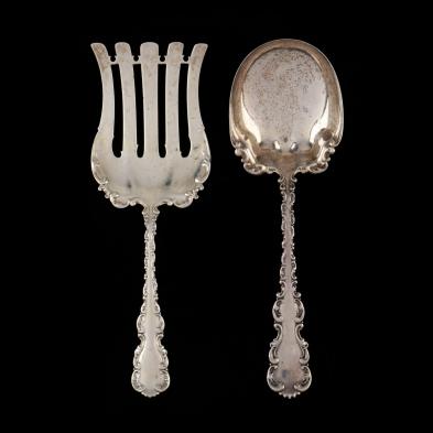 At Auction: Whiting Sterling Silver Louis XV Flatware