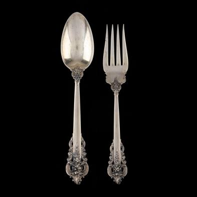 two-wallace-grande-baroque-sterling-silver-servers