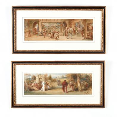 charles-cattermole-british-1832-1900-two-original-watercolors