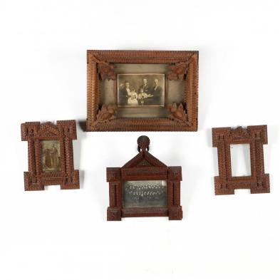 four-chip-carved-tramp-art-frames