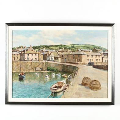 william-lambert-bell-british-1904-1983-i-mousehole-cornwall-uk-i