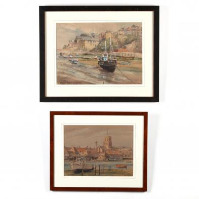 leonard-cackett-british-1896-1963-two-original-watercolors