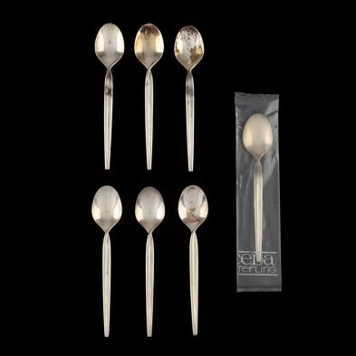 set-of-seven-sterling-silver-coffee-spoons