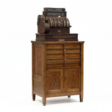antique-national-cash-register-on-stand