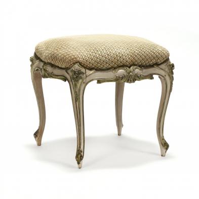 french-rococo-style-carved-and-painted-ottoman